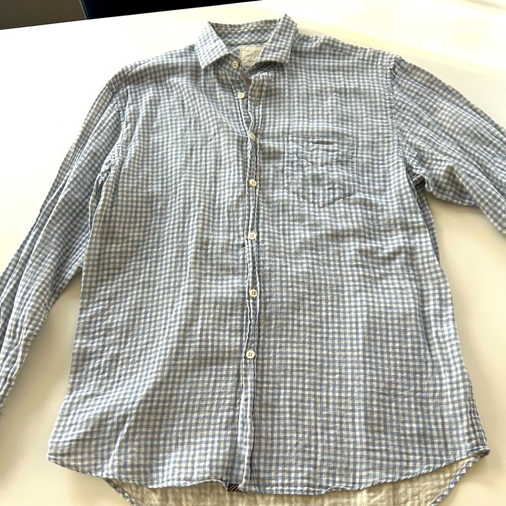 Billy Reid Super Soft Classic Button Down Shirt I… - image 1